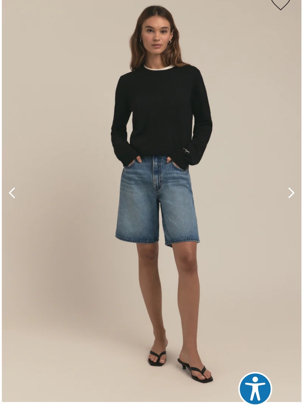 Favorite Daughter Tommy Low Slung Bermuda Shorts